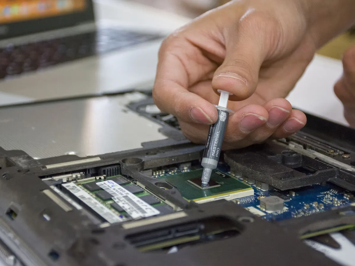 Entretien thermique d’un Mac.